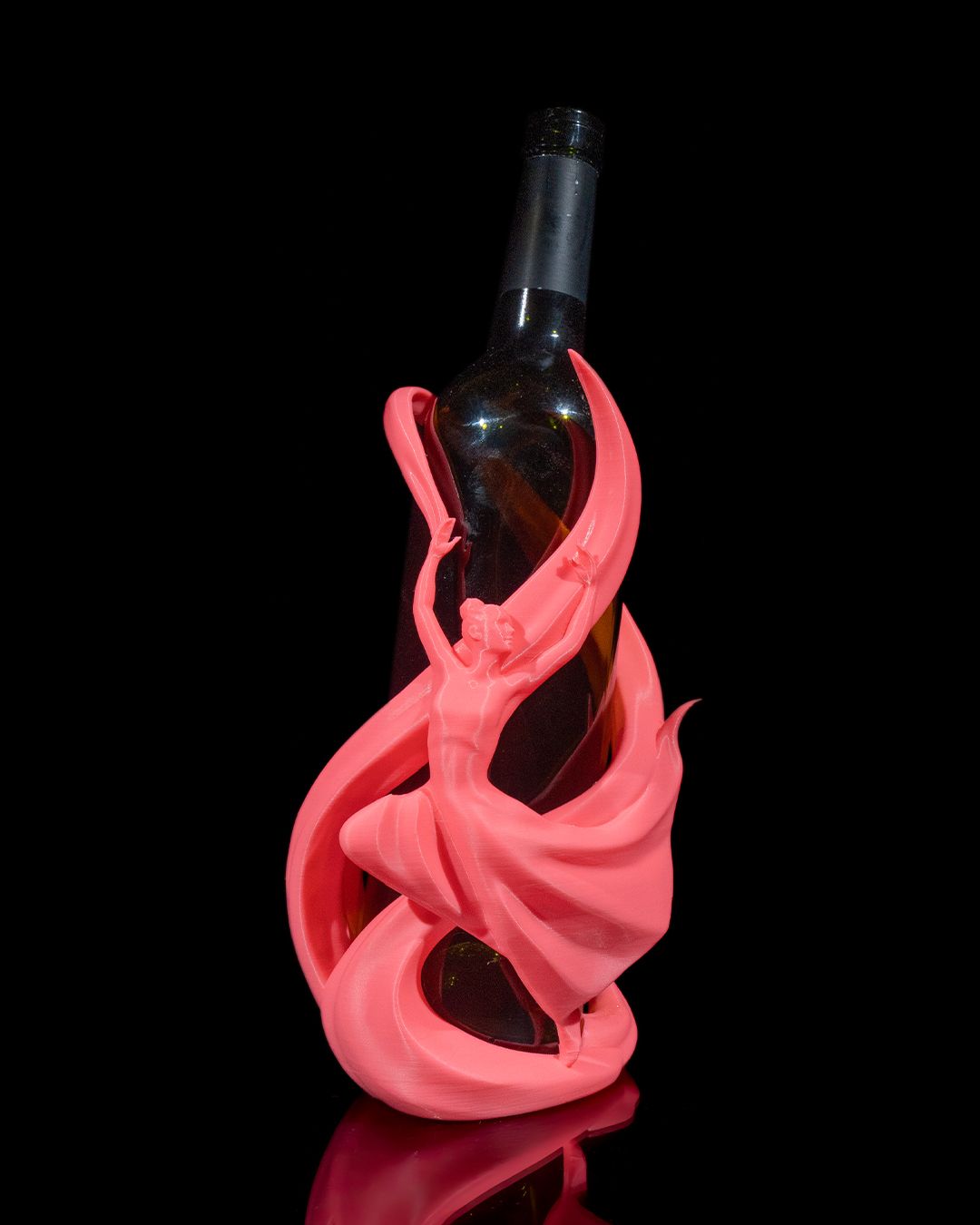 Valentine's Day Ballet Dancer Wine Bottle Holder