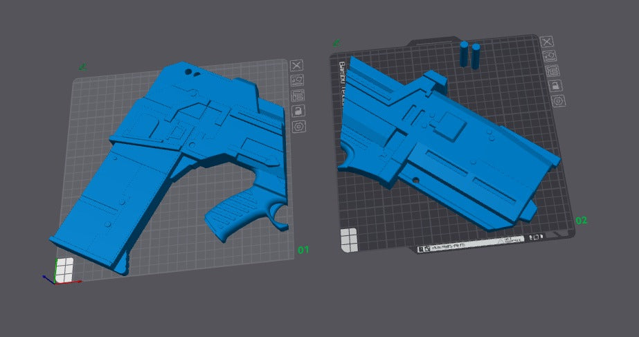Slicing the gun