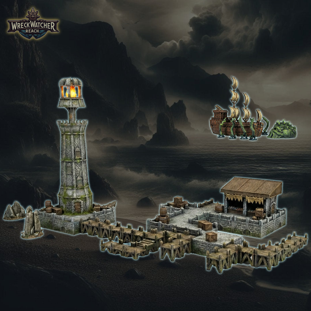 Wreckwatcher Reach tabletop terrain collection