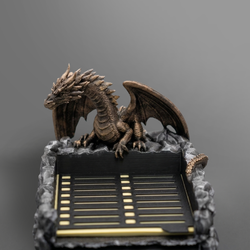 Dragon-Themed Sticky Note Holder + 4 Templates