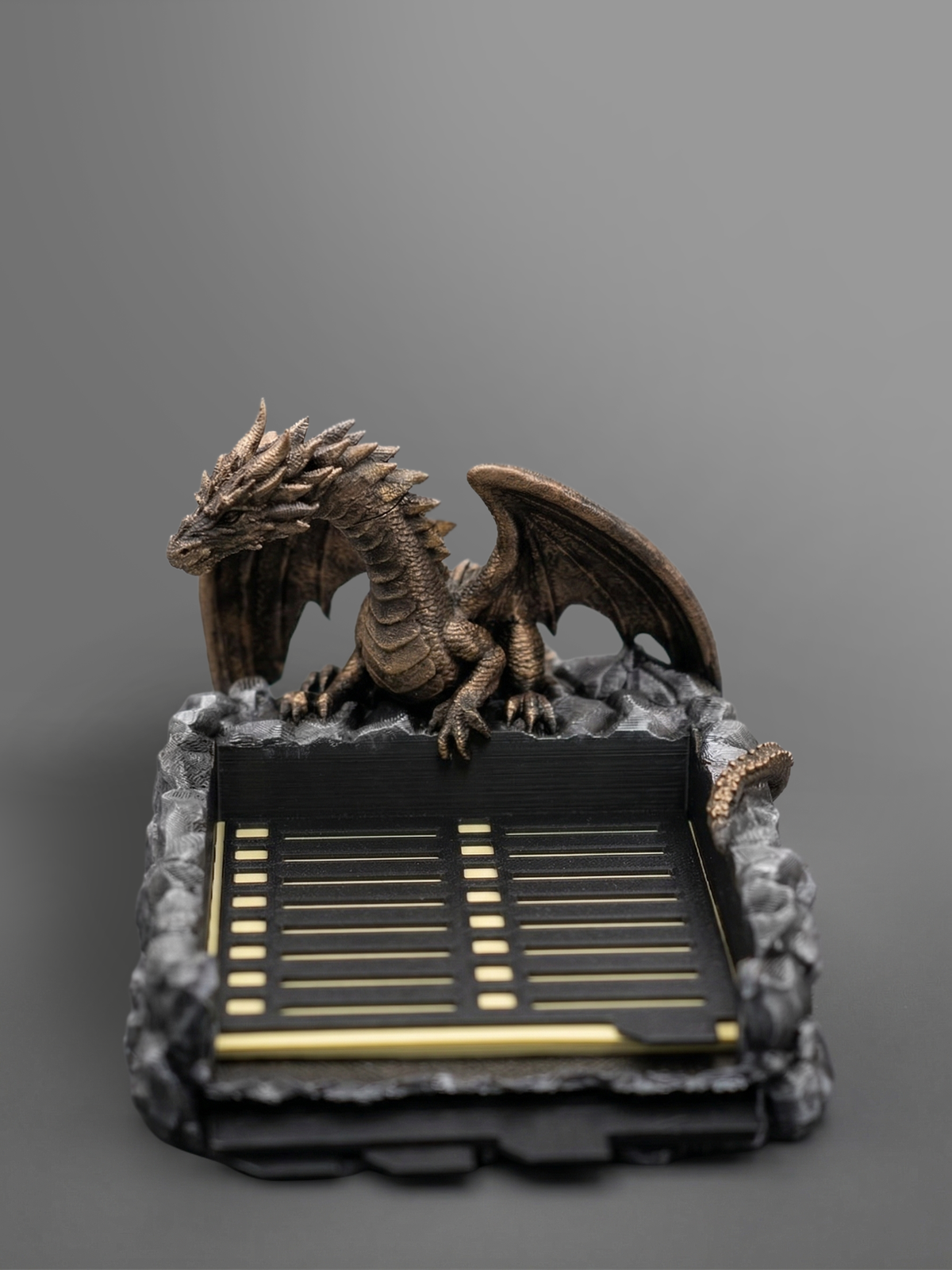 Dragon-Themed Sticky Note Holder + 4 Templates