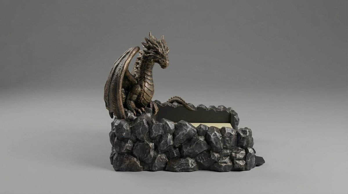 Dragon-Themed Sticky Note Holder + 4 Templates