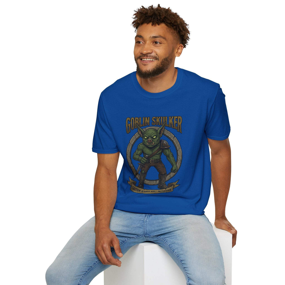 Goblin Stalker T-Shirt — Fantasy RPG Goblin Hunter Graphic Tee