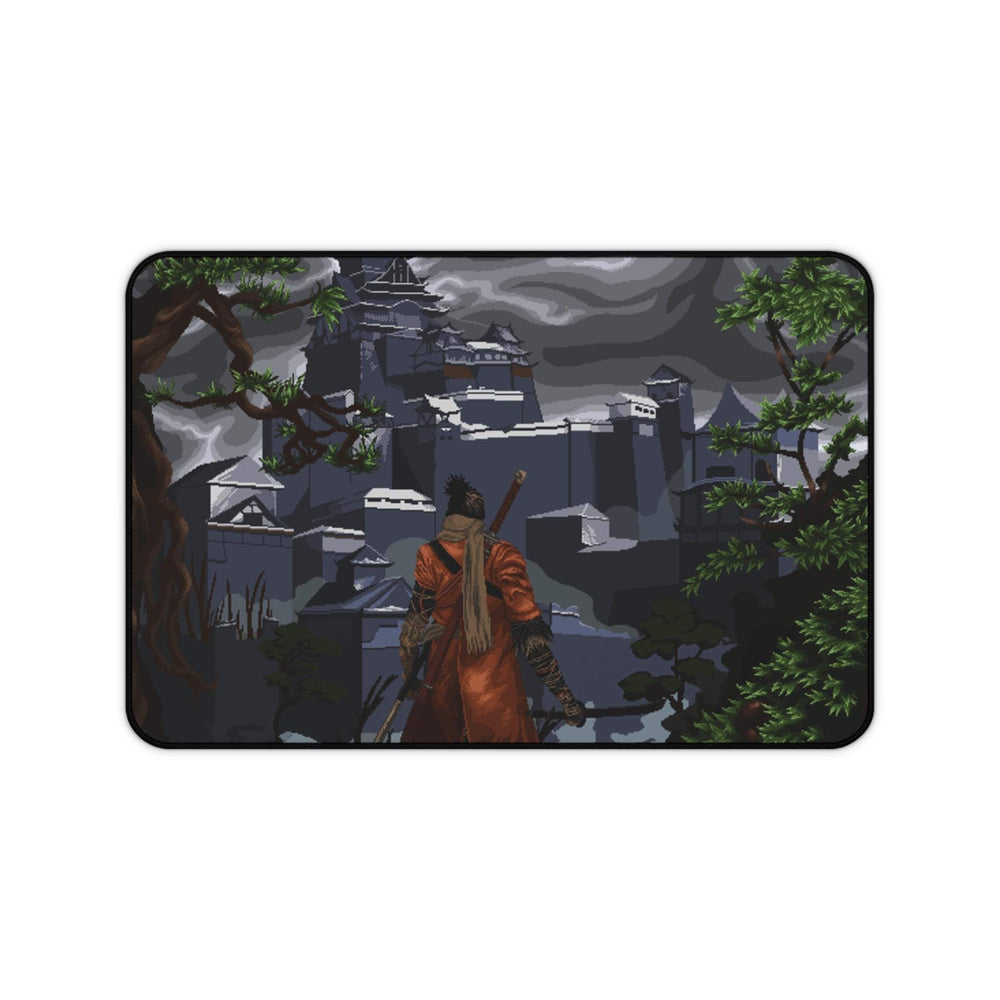 Samurai Castle Desk Mat — Scenic Gaming Mouse Pad.