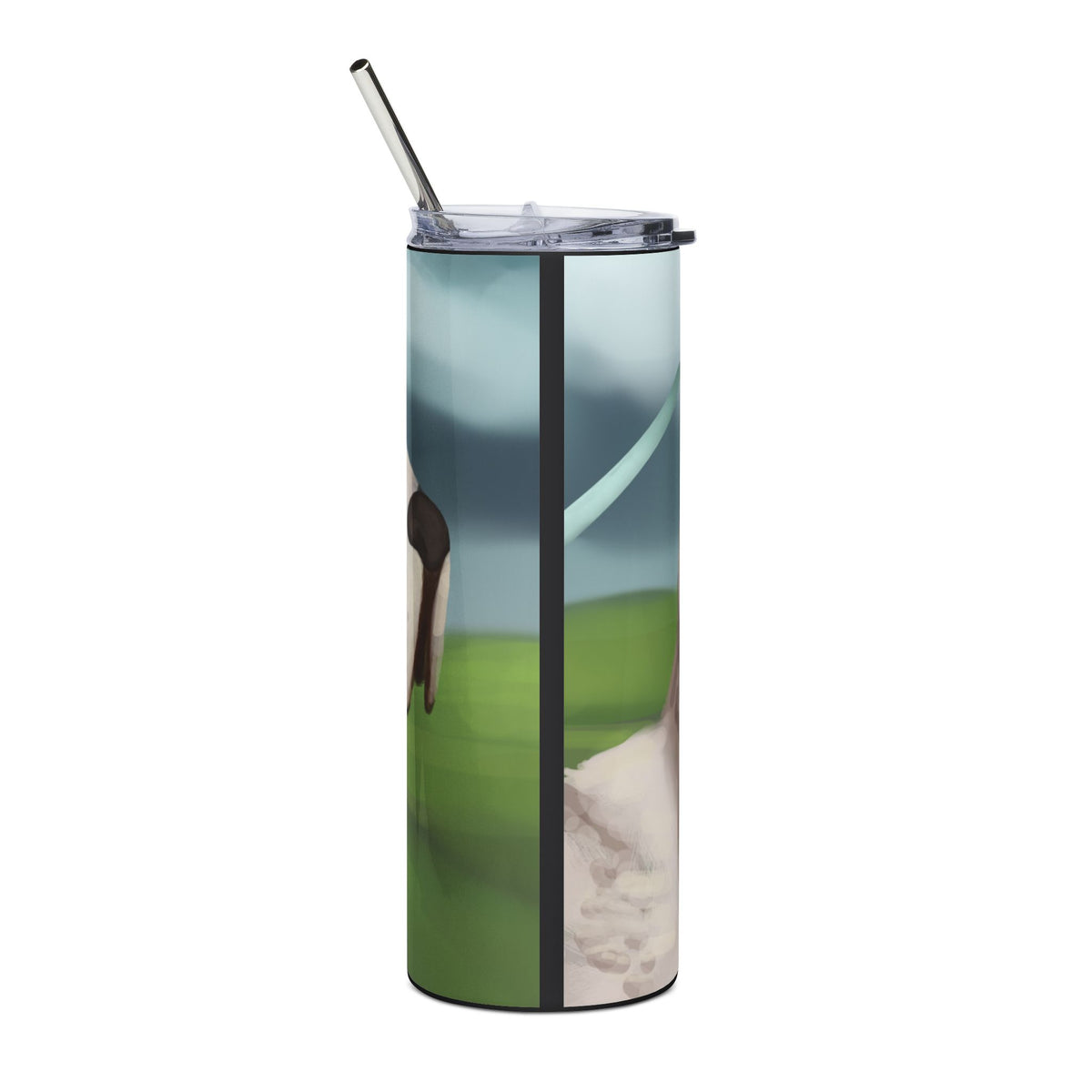 The Basset Hound 20 Oz Stainless Steel Tumbler