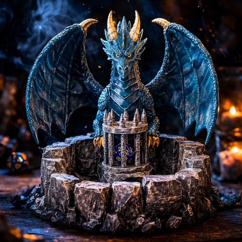 Dragonforge Dice Tray with deep walls and reinforced structure for durable, reliable dice containment.