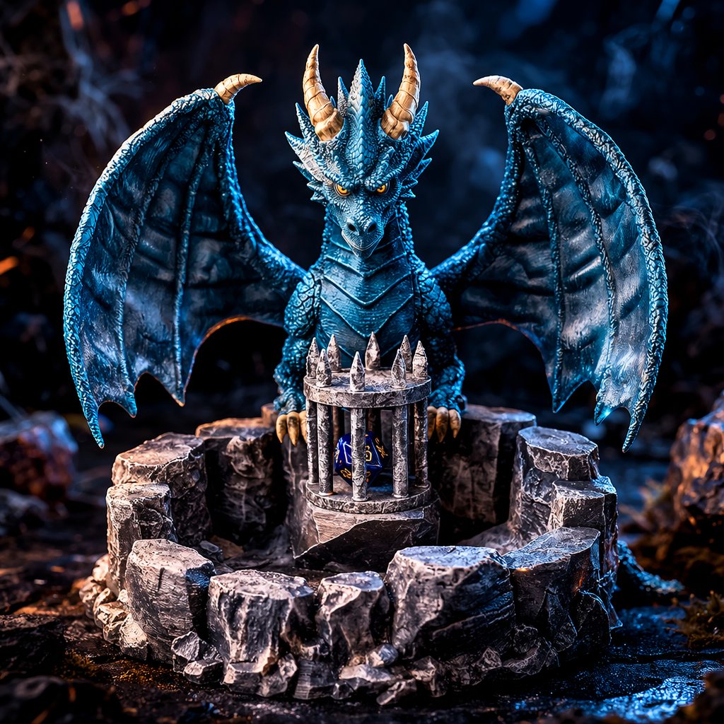 Dragonforge Dice Tray – A Legendary Roll Experience