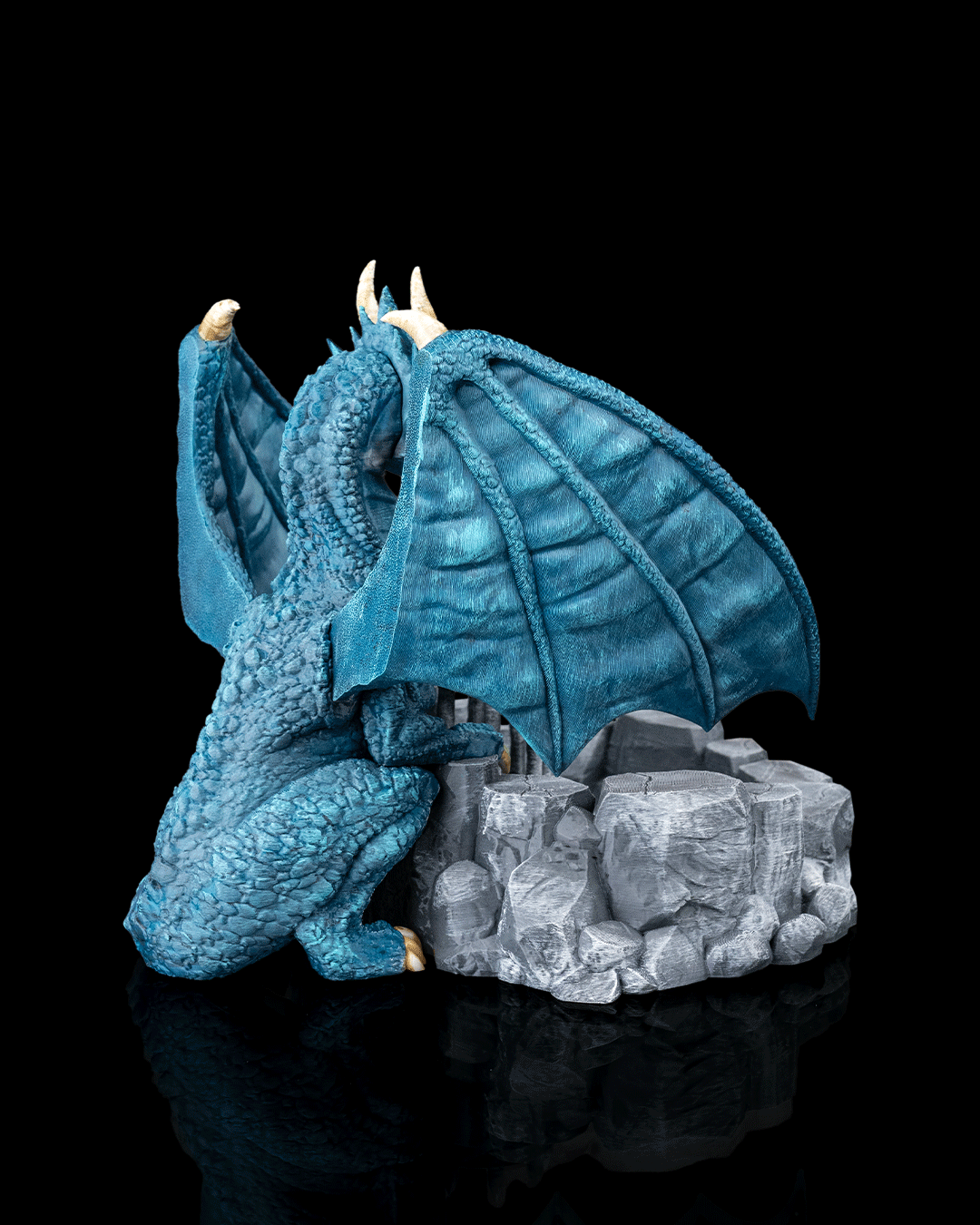 Dragonforge Dice Tray with deep walls and reinforced structure for secure dice rolling and table protection