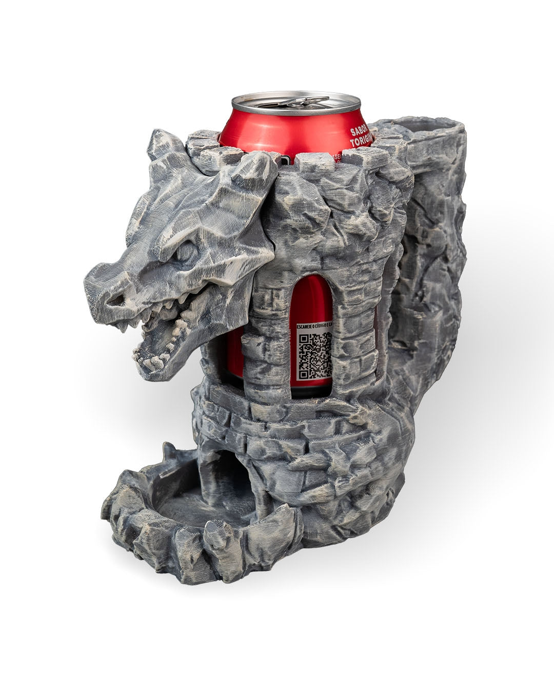 Dragon's Fortress Can Holder & Dice Tower