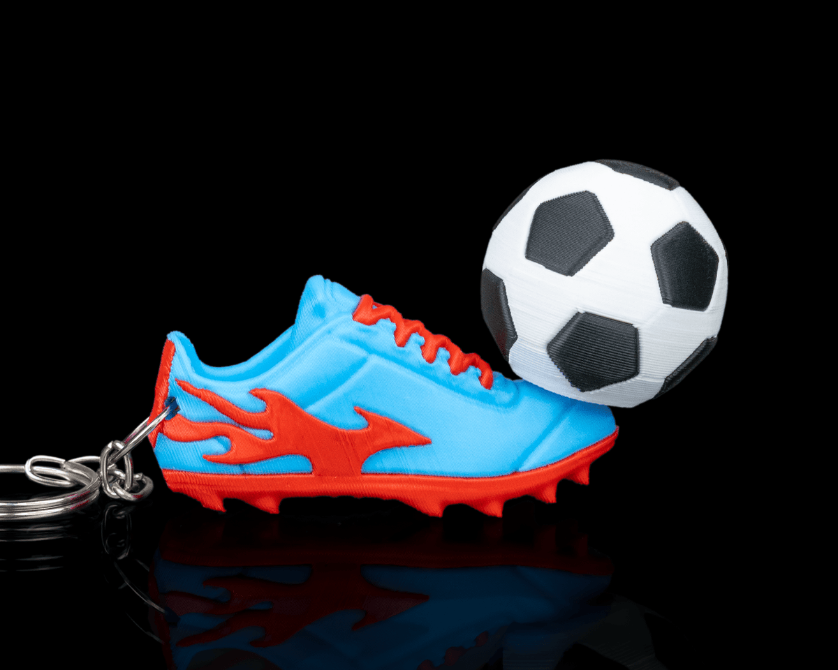 Soccer Cleat Keychain — Custom Color Soccer Cleat