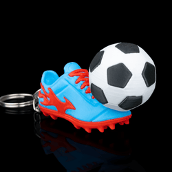 Soccer Cleat Keychain — Custom Color Soccer Cleat