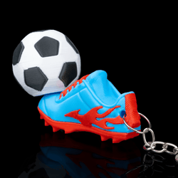 Soccer Cleat Keychain — Custom Color Soccer Cleat
