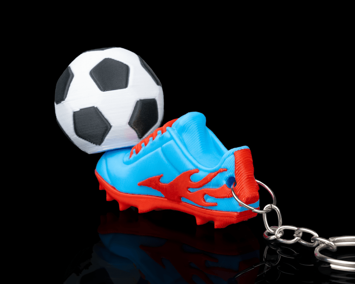 Soccer Cleat Keychain — Custom Color Soccer Cleat