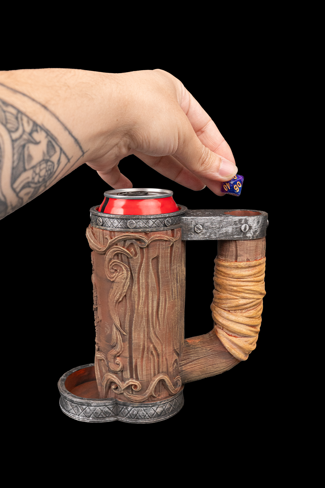 Custom RPG Beverage Holder — Personalized with Your Photo