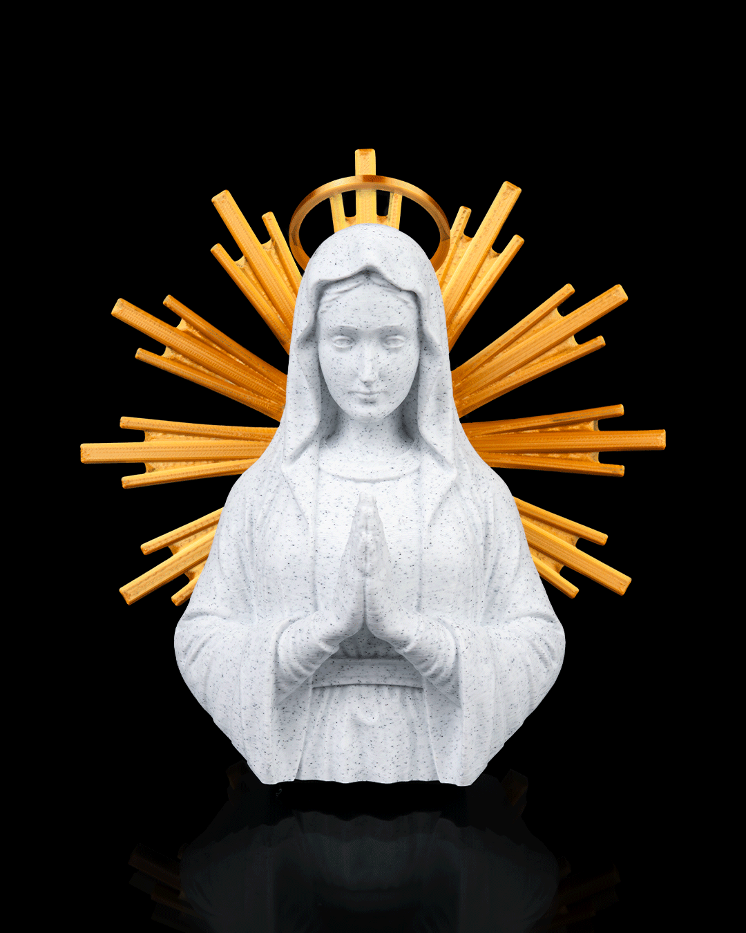 3D printed Christian Icons Collection wall art featuring six sacred designs including The Dove of Peace and The Holy Christ