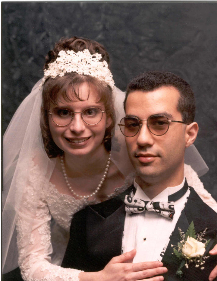 Custom 3D printed photo relief of a couple, showcasing detailed three-dimensional texture and personalized design