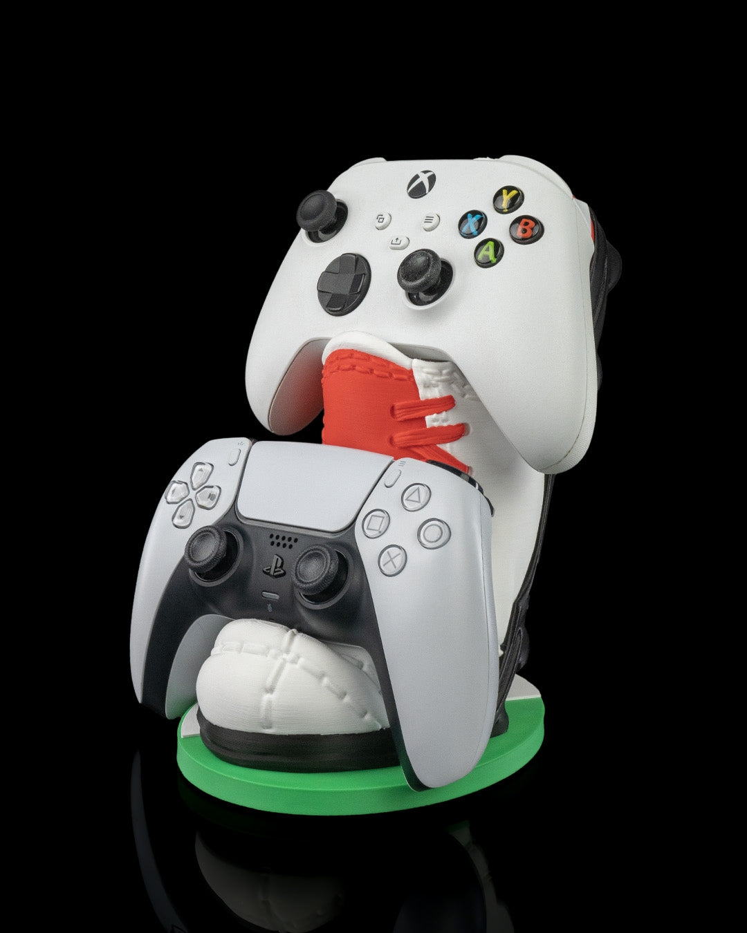 Soccer Shoe Controller Stand — Paint-It-Yourself | 2-Piece Design