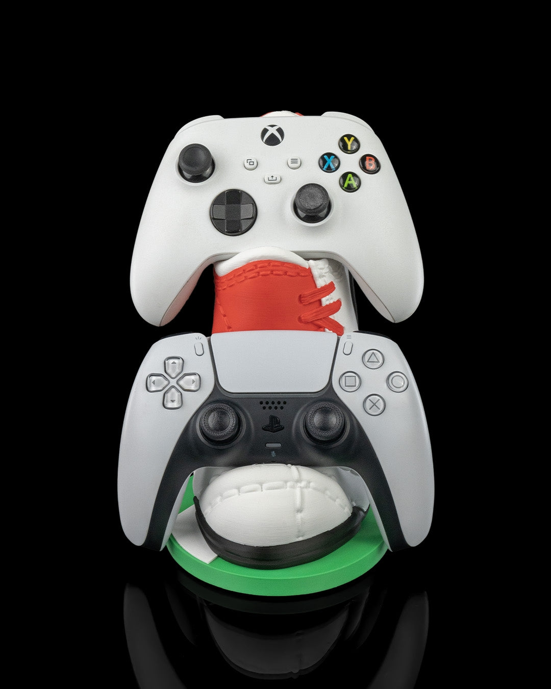 Soccer Shoe Controller Stand — Paint-It-Yourself | 2-Piece Design
