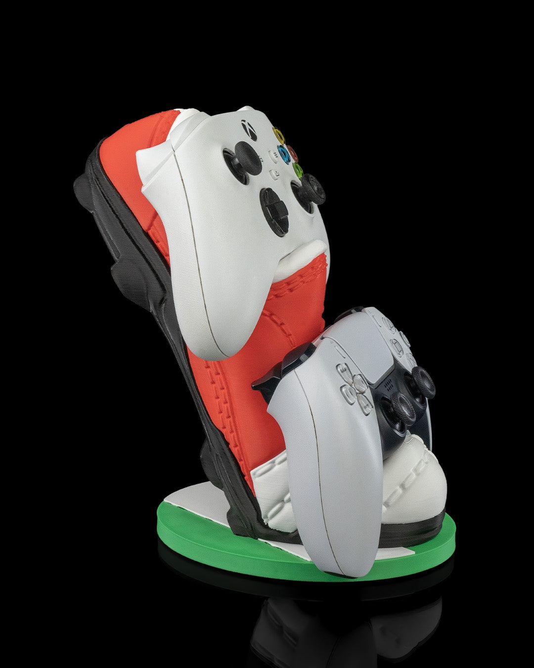 Soccer Shoe Controller Stand — Paint-It-Yourself | 2-Piece Design