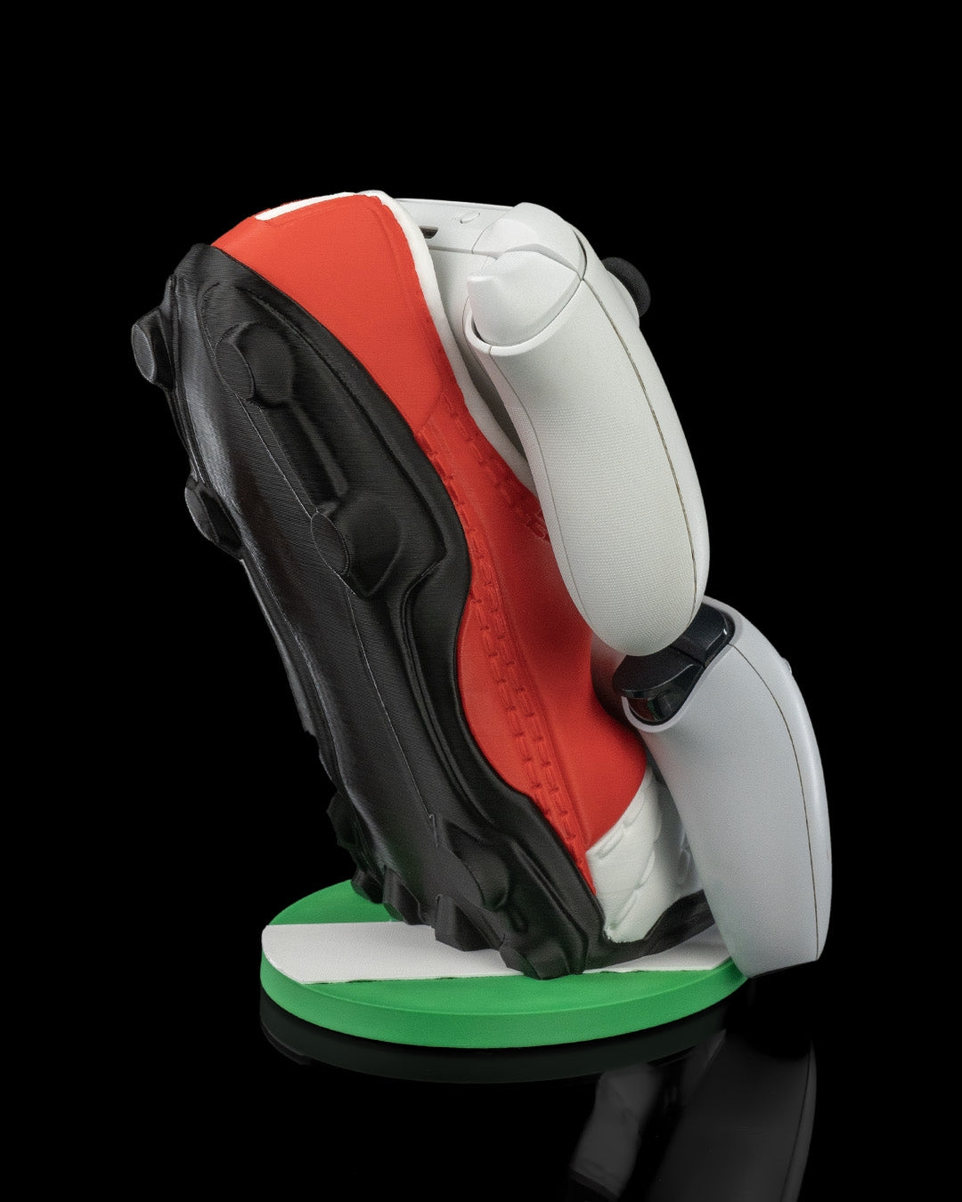 Soccer Shoe Controller Stand — Paint-It-Yourself | 2-Piece Design