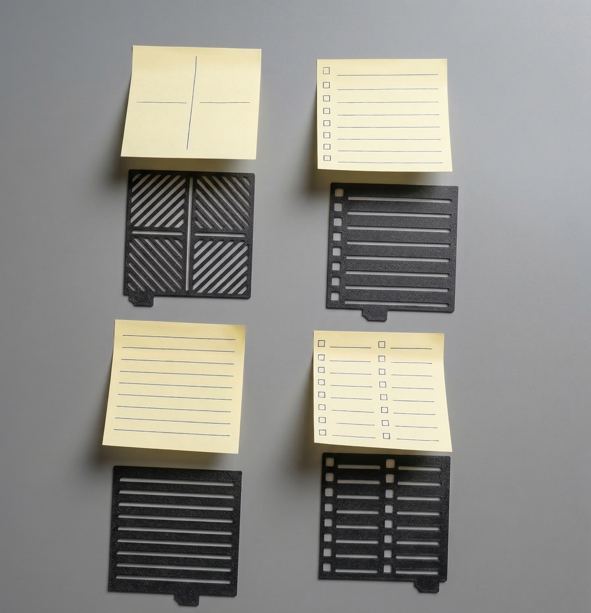 Dragon-Themed Sticky Note Holder + 4 Templates