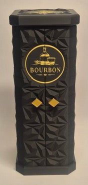 Whiskey Display Box with LED Light – 3D Printed Bottle Case – Gift for Whiskey Lovers – Unique Bar Decor