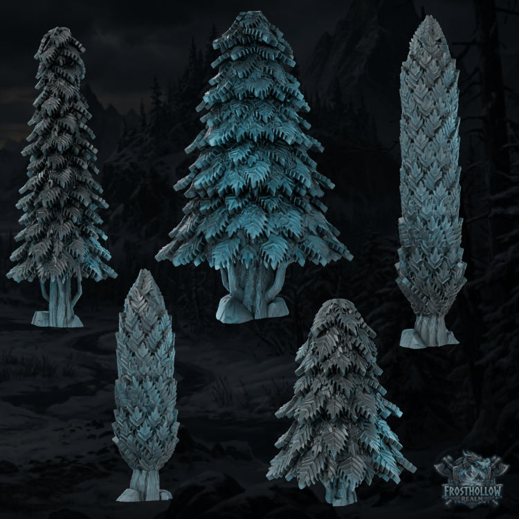 Frosthollow Realm - Nordic Trees