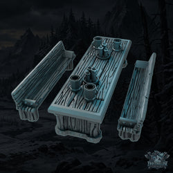 Frosthollow Realm - Norse Beer Table